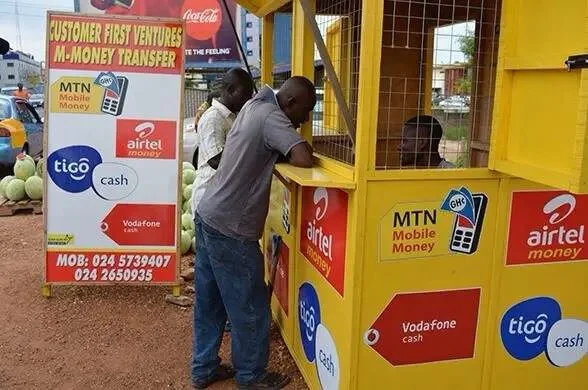 mobile money transaction point
